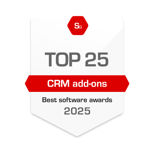 Top 25 CRM add-ons, Best Software Awards 2025
